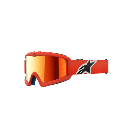 Masque cross enfant Alpinestars Vision Corp - Orange écran iridium Rouge
