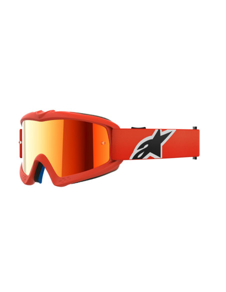 Masque cross enfant Alpinestars Vision Corp - Orange écran iridium Rouge