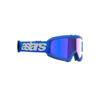 Masque cross enfant Alpinestars Vision Blaze - Bleu écran iridium Bleu