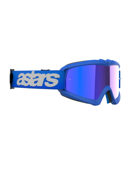 Masque cross enfant Alpinestars Vision Blaze - Bleu écran iridium Bleu