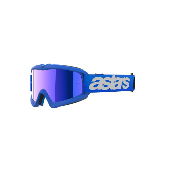 Masque cross enfant Alpinestars Vision Blaze - Bleu écran iridium Bleu