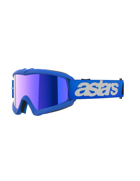 Masque cross enfant Alpinestars Vision Blaze - Bleu écran iridium Bleu