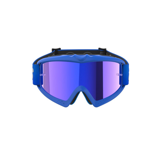 Masque cross enfant Alpinestars Vision Blaze - Bleu écran iridium Bleu