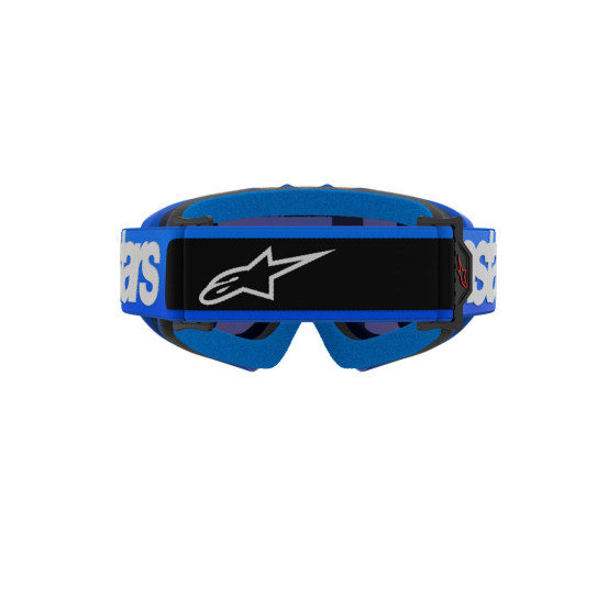 Masque cross enfant Alpinestars Vision Blaze - Bleu écran iridium Bleu
