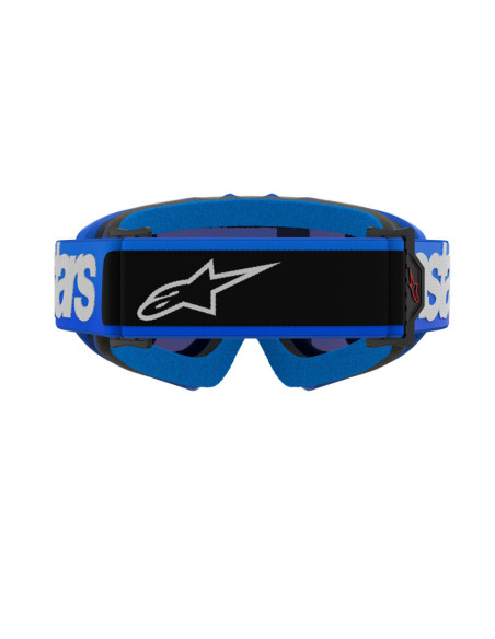 Masque cross enfant Alpinestars Vision Blaze - Bleu écran iridium Bleu