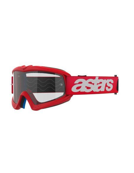 Masque cross enfant Alpinestars Vision Blaze - Rouge écran clair