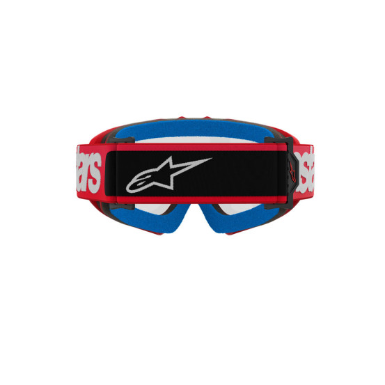 Masque cross enfant Alpinestars Vision Blaze - Rouge écran clair