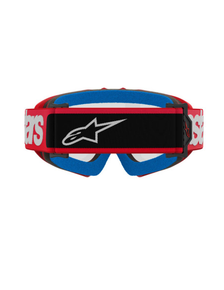 Masque cross enfant Alpinestars Vision Blaze - Rouge écran clair