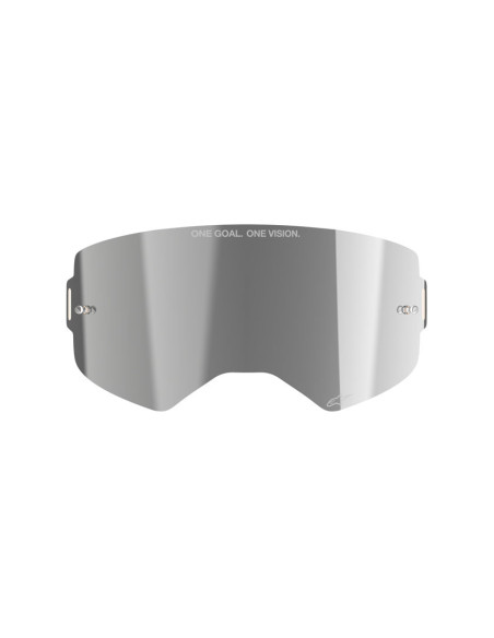 Ecran masque cross Alpinestars Supertech - Iridium Argent