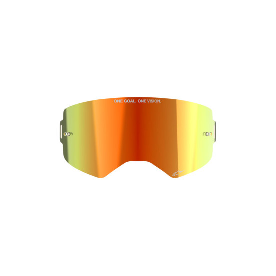 Ecran masque cross Alpinestars Supertech - Iridium Rouge