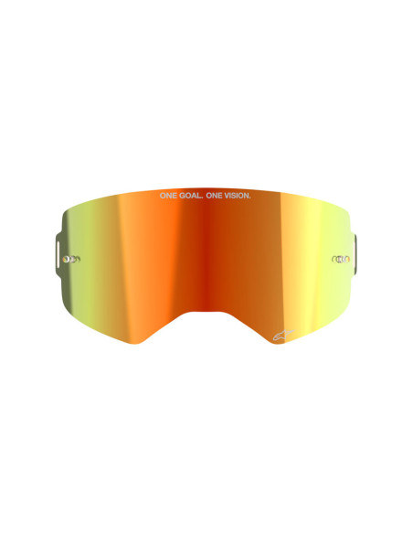 Ecran masque cross Alpinestars Supertech - Iridium Rouge
