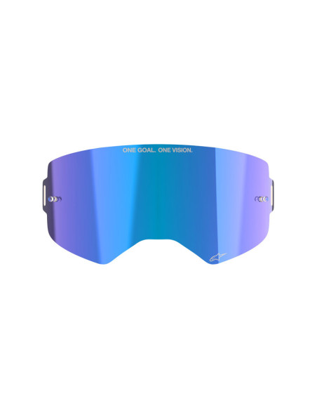 Ecran masque cross Alpinestars Supertech - Iridium Bleu