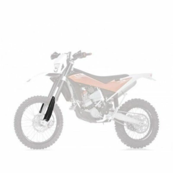 Protections de fourche - Noir - UFO Yamaha 125 YZ - 250 YZ 1996-2004 / 250 YZF 2001-2004 / 450 YZF 2003-2004