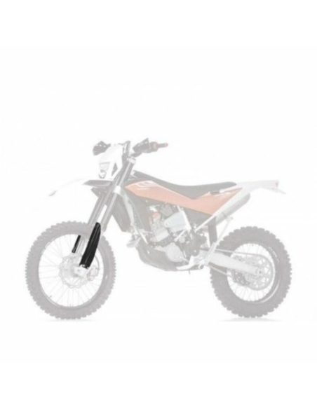 Protections de fourche - Noir - UFO Yamaha 125 YZ - 250 YZ 1996-2004 / 250 YZF 2001-2004 / 450 YZF 2003-2004