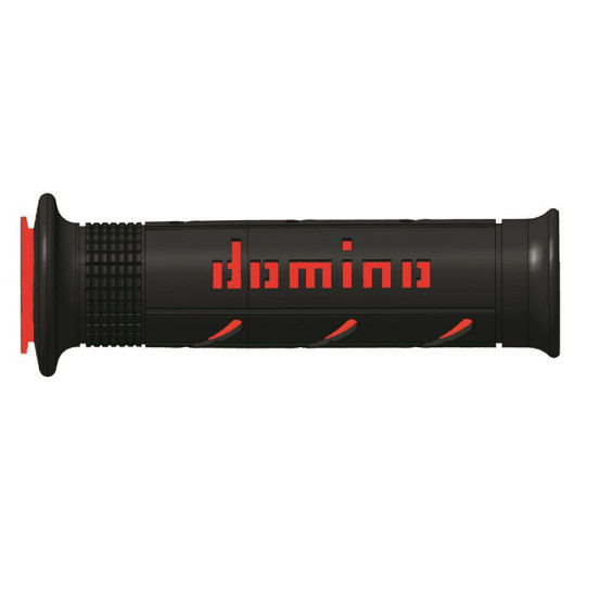 Poignées moto DOMINO Bicolore A010 sans gauffrage
