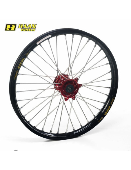 Roue avant complète HAAN WHEELS (21x1,60) YAMAHA YZ, F jante noire, moyeu