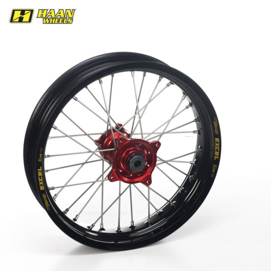 Roue arrière complète HAAN WHEELS (19x2,15) YAMAHA jante noire, moyeu