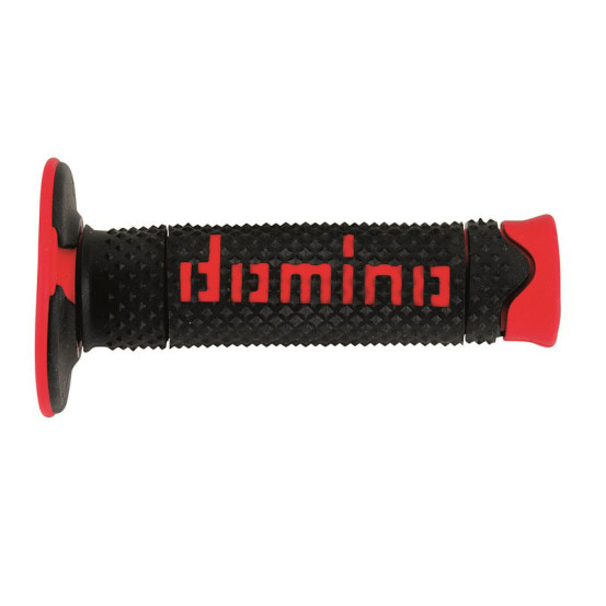 Poignées moto DOMINO Off-Road Full Grip à picots