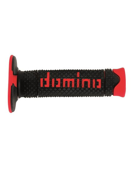 Poignées moto DOMINO Off-Road Full Grip à picots