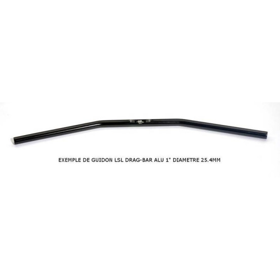 Guidon LSL Drag Bar Plat Ø25.4mm 1