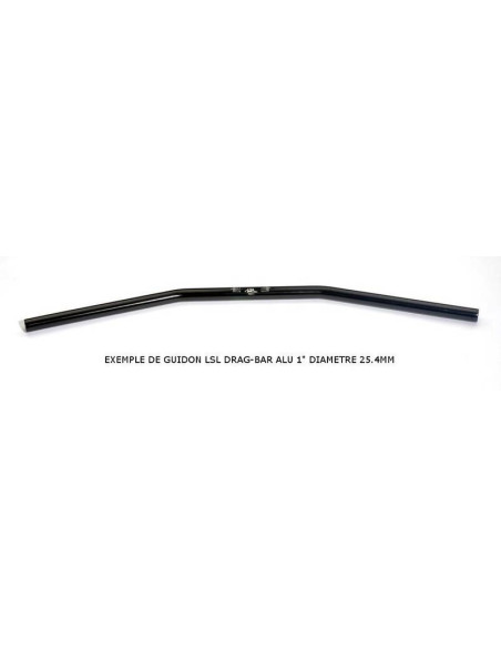 Guidon LSL Drag Bar Plat Ø25.4mm 1