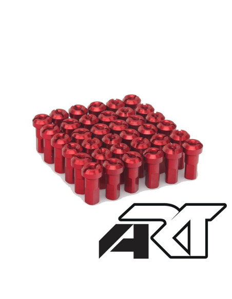 Kit de 36 écrous de rayons diamètre filetage 4mm x 0.7 ART