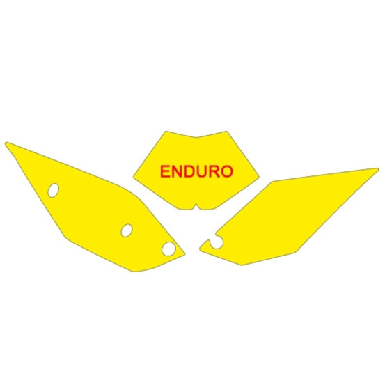 Fonds de plaques BLACKBIRD prédécoupés enduro Beta RR 2013-2014