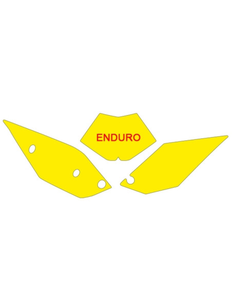 Fonds de plaques BLACKBIRD prédécoupés enduro Beta RR 2013-2014