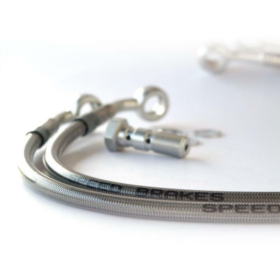 Durite de frein arrière TECNIUM - Couleurs de durite et de raccords au choix - 750 CB F2C Type RC04