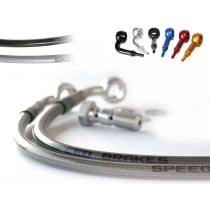 Durite de frein avant TECNIUM - Couleurs de durite et de raccords au choix - 600 XT E Type 3TB, 3UW, 3AJ 1990 et après 2