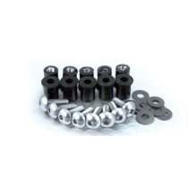 Kit de 8 vis de fixation de bulle M5 avec inserts caoutchouc 2