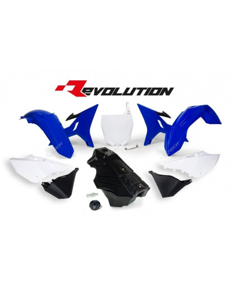 Kit plastiques Revolution Racetech Yamaha 125/250 YZ 2002-2021