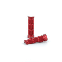 Repose-pieds en aluminium V Parts RACING anodisé - Coloris au choix 2