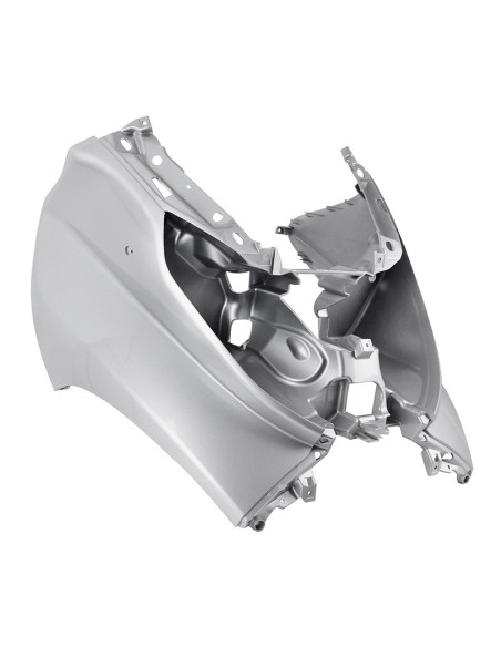 Carénage face avant maxiscooter origine Piaggio 300 / 400 / 500 MP3 Business 2014-2021 Gris 711 / B
