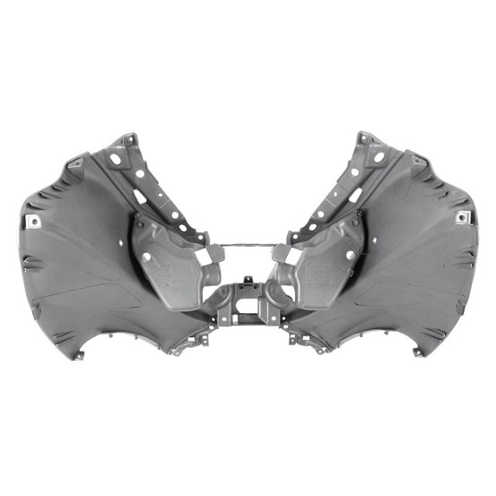 Carénage face avant maxiscooter origine Piaggio 300 / 400 / 500 MP3 Business 2014-2021 Gris 711 / B