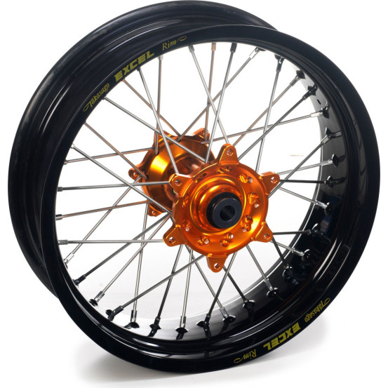 Roue avant complète HAAN WHEELS (21x1,60) HUSABERG et KTM, jante noire, moyeu