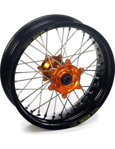 Roue avant complète HAAN WHEELS (21x1,60) HUSABERG et KTM, jante noire, moyeu