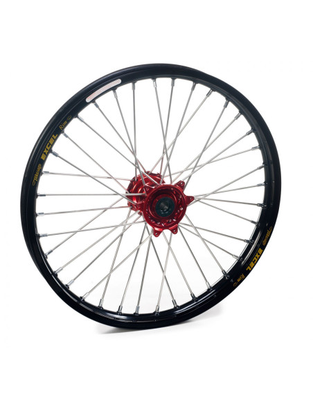 Roue arrière complète HAAN WHEELS (19x2,15) HONDA, jante noire, moyeu