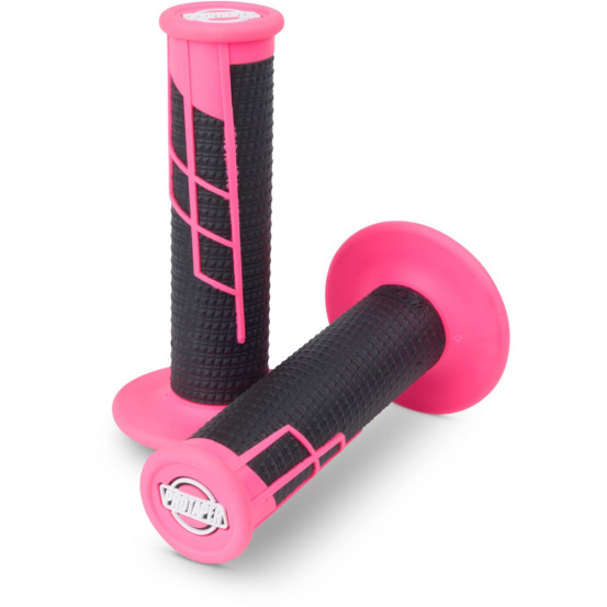 Poignées moto Clamp On PROTAPER - Triple densité + cames incluses - Coloris au choix