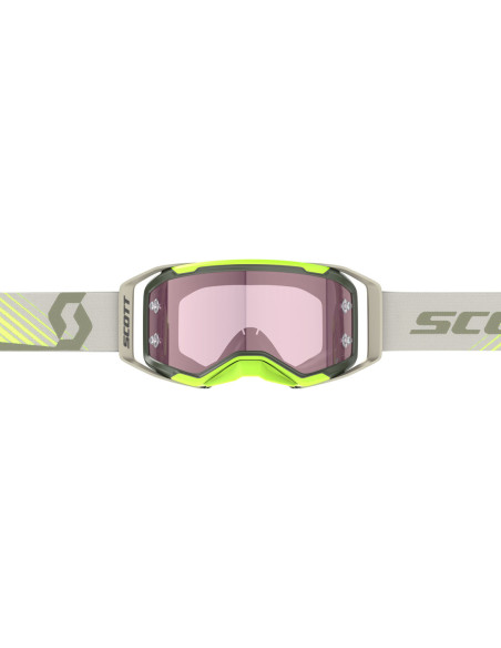 Masque cross Scott Prospect 2.0 Amplifier - Kaki Jaune fluo