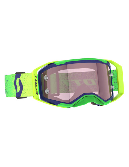 Masque cross Scott Prospect 2.0 Amplifier - Midnight Violet Jaune fluo