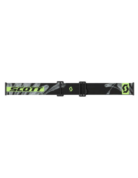 Masque cross Scott Prospect 2.0 - Caviar Noir Jaune fluo
