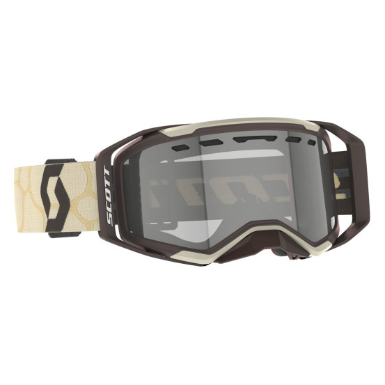 Masque cross Scott Prospect 2.0 Enduro  Light sensitive - Désert Beige Dirt Marron