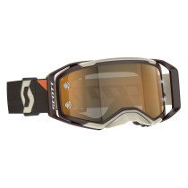 Masque cross Scott Prospect 2.0 Amplifier chrome - Deep Marron Beige