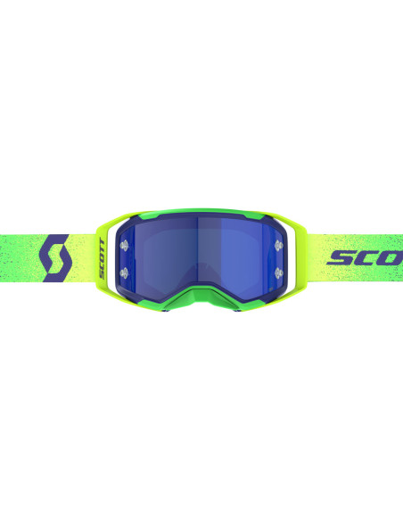 Masque cross Scott Prospect 2.0 Amplifier chrome - Midnight Violet Jaune fluo