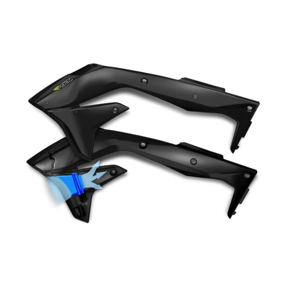Ouïes de Radiateur PowerFlow CYCRA Suzuki 250 RMZ 2010-2018 450 RMZ 2008-2017