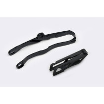 Kit patin et guide chaine UFO Kawasaki 450 KXF 2019-2026 / 250 KXF 2021-2026 2