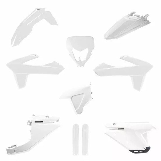 Kit plastiques - Blanc - Polisport Sherco SE / SEF 2025