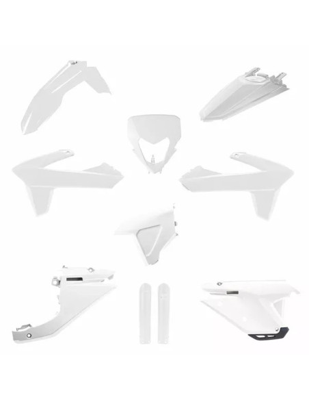 Kit plastiques - Blanc - Polisport Sherco SE / SEF 2025