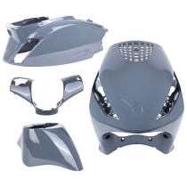 Kit carénages scooter Piaggio 50 Zip après 2000 Gris Nardo 2